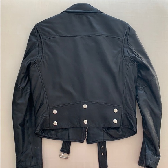 BLK DNM Leather Motorcycle Jacket - Picture 6 of 9